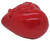 M&M'S Heart Shaped Plastic Candy Container, red heart-shaped plastic container with M&M's embossed design