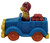 McDonald's Happy Meal Toy 1993 McDonaldland Village Grocery Store featuring Birdie in Car, loose toy with colorful toy truck and grocery items.