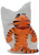 Kellogg's 1993 Kellogg's Frosted Flakes Tony the Tiger 9-inch Plush, orange tiger plush toy with black stripes and a red scarf, enclosed in clear plastic packaging.