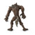Safari Ltd Mythical Realms 4 inch tall brown plastic werewolf that is standing in an attack position with red eyes.