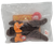 McDonald's Happy Meal Toy of Chocolate the Moose from the 1997 Ty Teenie Beanie Babies series of toy animals. Chocolate is brown with orange antlers. The series contains 10 different Ty Teenie Beanie Babies and was available April 4 - 24, 1997.