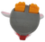 McDonald's Happy Meal toy Series 4 grey with red fur Furby from the 1999 McFurby Line.  Press the Furby down to make feet,eyes and ears to move.
