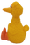 CBS 1979 Muppets squeeze toy of a 5-inch tall Big Bird from Sesame Street. Big Bird is in a seated position with hand on his chest and belly.