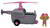 PAW Patrol vehicle of Skye's Helicopter with Skye by Spin Master. Skye's helicopter is grey with pink rotor and trim. Skye is wearing pink uniform and ready for action. Skye is a seven-year-old cockapoo and the first female member of the PAW Patrol. Her main color is pink. As the team's air rescue pup, her main jobs are flying and locating things, often seen with her helicopter's grappling hook and harness, helping people and transporting other team members.