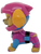 Sea Patrol Light Up Skye figure from Paw Patrol. Skye is wearing a pink  diving suit with blue trim. The figure is 2-inches long by 1-inches wide by 2.25-inches high. Skye, a seven-year-old cockapoo, is the first female member of PAW Patrol. As the team's air rescue pup, she is responsible for flying and locating items.