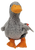Ty Beanie Baby of Honks the Goose from 1999. The Goose is grey with orange beak and feet. Honks is 6.5-inches high and 6-inches long.