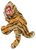 Ty Beanie Baby of India the Tiger from 2000. India is 9-inches long and was born 05/26/00 and retired 06/12/01.