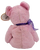 Ty Beanie Baby of Eggs the Bear from 2000. Eggs the Bear is pink with multicolor egg on chest. The bear is 8.5-inches long and was born 04/23/00 and retired 03/23/01.