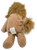 Kuddleme Toys a division of Kellytoy 8-inch long bean bag plush of a lion. The lion sits with legs in front and arms to his side. The lion was made in China.