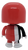 Ryan's World figure of Red Racer Ryan for ages 3 & up. Ryan is wearing a red racing suit and helmet with white and black vertical stripe that stands 3-inches tall. Ryan's World is a Youtube channel that reviews toys.