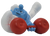 McDonald's Happy Meal Toy of Hefty Smurf from the 2011 The Smurfs Movie series of toys. Hefty Smurf is the strongest Smurf in the entire village! Hefty can easily be identified by the red heart tattoo on his arm. This Hefty figure lifts a red dumbbell weight with just one hand! This McDonald's Happy Meal Smurf toy figure was part of a special promotion for The Smurfs Movie in 2011. The Hefty Smurf figurine is marked, "(c) Peyo 2011 - Made for McD's". He also has "Hefty" stamped on the bottom of his foot. Hefty Smurf is number 12 of the North America set of 16 and was available July 29th - August 25th, 2011.