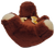 Vintage 1982 Promotional 12-inch Teddy Bear Mascot Z-Bear from Z-107. The bear is brown and wearing a tan vest with Z-107 on it and tan hat with Z-Bear on it. Z-107 was a country music station located in Central Pennsylvania during that time.