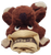 Vintage 1982 Promotional 12-inch Teddy Bear Mascot Z-Bear from Z-107. The bear is brown and wearing a tan vest with Z-107 on it and tan hat with Z-Bear on it. Z-107 was a country music station located in Central Pennsylvania during that time.