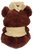 Vintage 1982 Promotional 12-inch Teddy Bear Mascot Z-Bear from Z-107. The bear is brown and wearing a tan vest with Z-107 on it and tan hat with Z-Bear on it. Z-107 was a country music station located in Central Pennsylvania during that time.