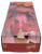 Mattel 2000 Barbie doll called "Very Valentine". Barbie has blonde hair wearing a pink dress with red & pink hearts and a red jacket. The box has red and pink hearts on the inside of the box.