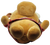 Ideal Toys Direct 16-inch plush holiday reindeer. The reindeer is wearing a festive white shirt with Christmas lights and red snowflakes. The plush was made in China and filled with Polyester Fibers.