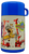 Saban's BeetleBorgs Metallix plastic thermos by Aladdin in 1996. The thermos would have come with a matching lunchbox. The thermos has a blue plastic cup lid with a handle and a white body with characters from the Saban television show such as Flabber, Roboborg, Chromium Gold Beetleborg & Platinum Purple Beetleborg.