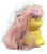 Sweetlee is an adult yellow dog whose hair would "grow" if pulled from either the tail or the large plastic bows on the head. When the hair from the tail was pulled it would get longer and the hair from the bows would shorten and vise versa. Sweetlee could be purchased by herself or in a set with the Bonus Pet Zizi.