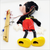 Vintage Pelham Puppets Walt Disney's Mickey Mouse hand made standard puppet for children. The Mickey Mouse marionette has a molded composition head with wooden limbs and a cross-shaped wooden control bar with strings. Pelham Puppets were Made in England.