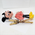 Vintage Pelham Puppets Walt Disney's Minnie Mouse hand made standard puppet for children. The Minnie Mouse marionette has a molded composition head with wooden limbs and a cross-shaped wooden control bar with strings. Pelham Puppets were Made in England.