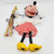 Vintage Pelham Puppets Walt Disney's Minnie Mouse hand made standard puppet for children. The Minnie Mouse marionette has a molded composition head with wooden limbs and a cross-shaped wooden control bar with strings. Pelham Puppets were Made in England.