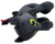 How to Train Your Dragon Toothless 12-inch plush. Toothless is black with red on his tail that is 9-inches wide and 16-inches deep. Toothless is Hiccup Horrendous Haddock III's Night Fury and the main dragon character of the How to Train Your Dragon franchise.