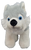 Great Wolf Lodge exclusive 10.5-inch gray wolf plush from the Fiesta Toy Walk-Your-Petz line of plush. The gray wolf is 10.5-inches tall and 10.5-inches long by and 5-inches wide.