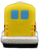 Jazwares Cocomelon school bus mini vehicle for ages 2+ that is 3.5-inches long and 2.5-inches high by 2.25-inches wide. Cocomelon is a children's YouTube channel operated by the Candle Media-owned Moonbug Entertainment. The channel specializes in 3D animation videos of nursery rhymes and children's songs.