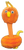 Worlds of Wonder 1985 Fay Fob orange bird plush hand puppet from Teddy Ruxpin. Fay, also known as Fay Fob, is the wife of Frank Fob. She appears in several episodes of the series, though most prominently in Uncle Grubby. She sits at 10-inches tall and extends up to 15-inches tall when neck is extended. Her base is 7-inches wide and 9-inches deep and was Made in China.