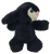 Vintage 1985 Black and White Bunny 7-inch plush by North American Bear Co.. The rabbit was designed by Barbara Isenberg. Founded in the late 1970s by Barbara Isenberg and her brother Paul Levy. Isenberg designed the bears to be cuddly, nostalgic, and appealing to both kids and adults.