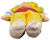 Russ Troll Kidz Team NFL Washington Redskins 10-inch troll doll with yellow hair. The line of trolls are officially licensed and represent all of the teams of the NFL at that time. The troll is wearing yellow wind breaker pants and red wind breaker shirt with yellow sleeves with Redskins in yellow on front.