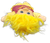 Russ Troll Kidz Team NFL Washington Redskins 10-inch troll doll with yellow hair. The line of trolls are officially licensed and represent all of the teams of the NFL at that time. The troll is wearing yellow wind breaker pants and red wind breaker shirt with yellow sleeves with Redskins in yellow on front.