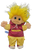 Russ Troll Kidz Team NFL Washington Redskins 10-inch troll doll with yellow hair. The line of trolls are officially licensed and represent all of the teams of the NFL at that time. The troll is wearing yellow wind breaker pants and red wind breaker shirt with yellow sleeves with Redskins in yellow on front.