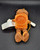 Reese's Peanut Butter Cups mascot 8-inch plush keychain / backpack clip. The plush has a clear plastic zipper pouch to carry your card, money and ID.