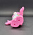 Burger King Kids' Club Cheer Bear from the 2017 Care Bears series of toys, Cheer Bear is pink with rainbow on belly and stands 4-inches tall. The series contained 3 different Care Bears and was available at the same time as Voltron: Legendary Defenders series of 3 toys. The toys were available at Burger King from April to May of 2017.