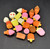 Collection of 21 food-themed erasers that includes 4 ice cream cones, 11 ice cream bars, cake, french fries and pieces. Have some fun doing school work while thinking of your favorite flavors of ice cream.