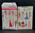 Simplicity 4702 11 1/2" doll clothes patterns by Andrea Schewe and Simplicity 9334 dress patterns. The set offers 34 pieces and 25 pieces to complete 21 different looks for your 11 1/2" dolls.