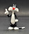 Warner Bros Looney Tunes 1999 Sylvester the Cat 2.75-inch tall figure for ages 3+. Sylvester J. Pussycat Sr. is a cartoon character, an anthropomorphic cat in the Looney Tunes and Merrie Melodies series of cartoons.