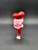 American Greetings Strawberry Shortcake 3-inch tall figure of French Crepe Suzette. In 2003, Crepes Suzette became a fair-skinned girl and has purple eyes and straight, long pastel pink hair. She wears a red beret with a purple ribbon around it and a cherry. Her outfit consists of a white t-shirt with a purple collar with a cherry, red jeans with a purple cuff, and purple flats with red bows.