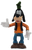 Disney Mickey Mouse Club 3.5-inch tall action figure of Goofy. Goofy has 5 Points of Articulation. Goofy is a cartoon character created by the Walt Disney Company. He is a tall, anthropomorphic dog who typically wears a turtle neck and vest, with pants, shoes, white gloves, and a tall hat originally designed as a rumpled fedora. Goofy is a close friend of Mickey Mouse and Donald Duck, and is Max Goof's father.