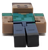Jazwares Minecraft Steve 3-inch tall action figure. Standing approximately 3 inches tall, this blocky ABS plastic figure features basic articulation at the shoulders and legs, designed to mimic Steve's iconic in-game appearance with his teal shirt and blue pants.