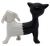 Barkthalameow, the magical pet belonging to Cloetta Spelletta from MGA Entertainment’s Bratzillaz doll line released in 2012. The character is a whimsical, stitched-together hybrid creature featuring the front half of a black cat and the back half of a white dog joined by silver painted "stitches". It was released as part of the original 1st Edition accessory and pet assortment that accompanied the witch-themed fashion doll series.