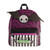 Unleash your spooky style with the Beetle Juice Mini Backpack! Perfectly sized for your essentials, this vibrant purple backpack features iconic designs inspired by your favorite ghost with the most. Whether you're heading to a Halloween party, a themed event, or just love adding a touch of the supernatural to your daily look, this mini backpack is your ideal companion.