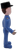 Five Nights at Freddy's action figure of the security guard Leremy Jeremy a bootleg action figure. The figure stands 4.25-inches tall and is wearing a blue uniform. The only movement of figure is the arms and head.