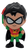 McDonald's Happy Meal toy of Robin from the 2019 Teen Titans Go! series of toys. Robin would come with red spinner that would eject from the top. The series contains 8 different toys and was available February 26 - March 25, 2019.