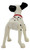 Disney 101 Dalmatians Pongo Toy Figure, white spotted Dalmatian dog figure with black ears and a red collar standing on a white background.