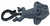 McDonald's Happy Meal Toy 2011 Rio: The Movie #8 Mauro (Loose), gray plastic monkey toy shown from underneath with its curled tail, textured body, and molded details.