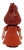 Happily Ever After 1990 3-inch tall action figure of Muddy. Muddy, one of the seven Dwarfelles (female cousins of the seven dwarfs) from Filmation's animated feature Happily Ever After the unofficial Snow White sequel. Dressed in an orange/reddish outfit with a purple collar and distinct reddish-brown swept-up hair.