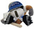 Silly Slammers MLB Seattle Mariners #24 Ken Griffey Jr #187 Plush, plush baseball player toy wearing a blue Seattle Mariners cap and uniform, shown from the side with its bat and product tags.