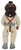 Fisher-Price 1980 Adventure People #358 Adventure Series “Deep-Sea Diver,” vintage action figure wearing a white diving suit, brown cross straps, silver belt and boots, and a dark, weathered deep-sea helmet, shown from the back.